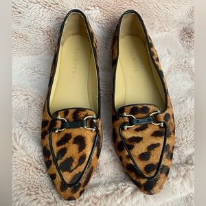 Talbots Francesca driving moccasins leopard- Calf hair